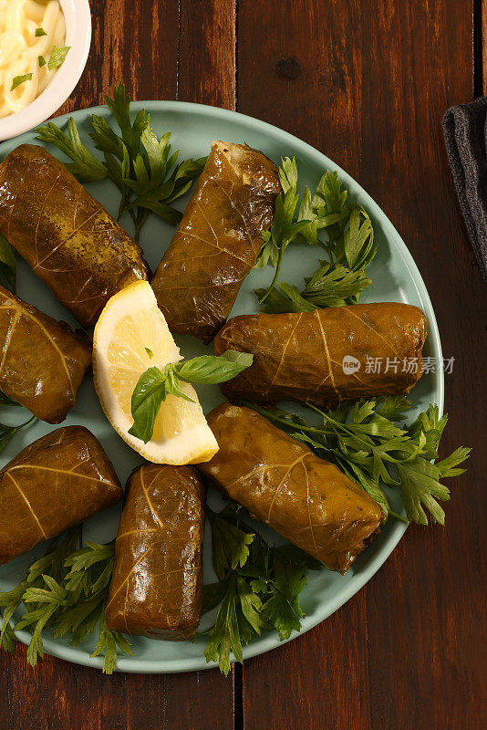 传统的土耳其Dolma, Sarma或Dolmades